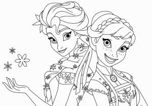 Frozen Fever Elsa and Anna Coloring Pages Anna and Elsa In Frozen Fever Coloring Page