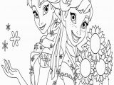 Frozen Fever Elsa and Anna Coloring Pages Borthday Annas Frozen Fever Coloring Pages Printable