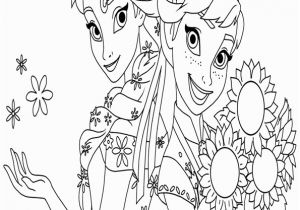 Frozen Fever Elsa and Anna Coloring Pages Borthday Annas Frozen Fever Coloring Pages Printable