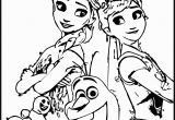 Frozen Fever Elsa and Anna Coloring Pages Frozen Fever Coloring Pages at Getcolorings