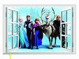 Frozen Full Wall Mural Buy Home Frozen Queen Window View Wall Sticker Cartoon Mural