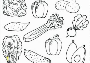 Fruit and Vegetable Coloring Pages Coloring Pages Fruits and Ve Ables for Kids Coloring Pages