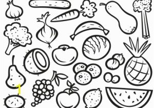 Fruit and Vegetable Coloring Pages Coloring Pages Fruits and Ve Ables for Kids New Fruit and Ve