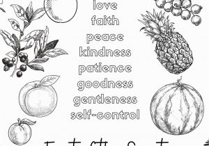 Fruit Of the Spirit Coloring Page Pdf Bible Verse Coloring Pages for Adults Free Printables