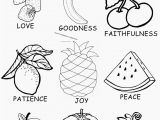 Fruit Of the Spirit Coloring Pages Pdf Fruit the Spirit Coloring Page