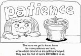 Fruit Of the Spirit Patience Coloring Page the Fruit Of the Spirit is Longsuffering Patience