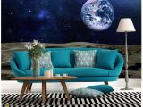 Full Moon Wall Murals wholesale Custom Wall Mural Wallpaper Earth Moon Starry Sky 3d Tv Backdrop Wall Paper Home Decor Hd Wallpaper Pc Full Hd Wallpaper S From