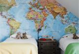 Full Wall Map Mural Trending the Best World Map Murals and Map Wallpapers
