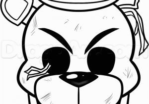 Funtime Foxy Coloring Pages Freddy Coloring Pages Golden Sketch Coloring Page