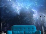 Galaxy Wall Mural Diy Night Sky with Nebula Wall Mural