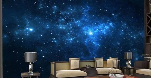 Galaxy Wall Mural Diy Pre Azul Galaxy Wall Mural Beautiful Nightsky Foto Fondo