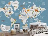 Game Of Thrones Map Wall Mural â¦beibehang Custom Wallpaper Cartoon World Map Tv Background