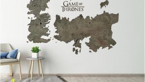 Game Of Thrones Map Wall Mural Game Thrones Map Wall Decal Westeros and Essos Game Of Thrones Gift Vinyl Poster Prints Game Of Thrones Art Map Of Westeros Printable Got