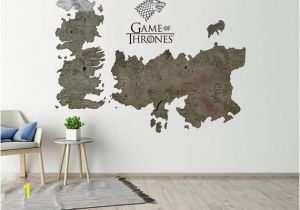 Game Of Thrones Map Wall Mural Game Thrones Map Wall Decal Westeros and Essos Game Of Thrones Gift Vinyl Poster Prints Game Of Thrones Art Map Of Westeros Printable Got