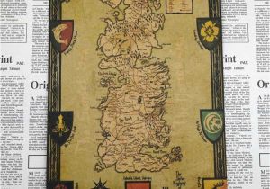 Game Of Thrones Map Wall Mural the song Of Ice and Fire Game Of Thrones Map Vintage Retro