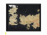 Game Of Thrones Map Wall Mural Westeros Map Game Thrones Minimalist Poster Home Decor College Dorm Room Decorations Wall Art