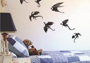 Game Of Thrones Wall Mural 7pcs Set Halloween Fantasy Decor Dinosaurs Boys Rooms Game Of