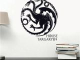 Game Of Thrones Wall Mural Game Of Thrones House Targaryen Wall Decal Vinyl Art Got Sigils