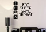 Game Room Wall Murals Vinyl Decal Gaming Video Game Gamer Lifestyle Quote Wall Sticker