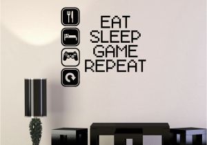 Game Room Wall Murals Vinyl Decal Gaming Video Game Gamer Lifestyle Quote Wall Sticker