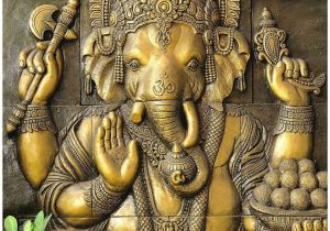 Ganesha Mural Wall Art An Image Mural Ganesh Painting Digital Reprint Painting