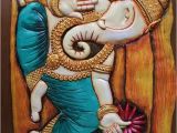 Ganesha Mural Wall Art Gallery Saanvi Arts