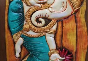 Ganesha Mural Wall Art Gallery Saanvi Arts