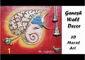 Ganesha Mural Wall Art Videos Matching Ganesha Wall Decor with Ceramic Cone Work