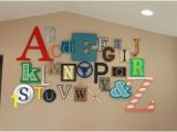 Garage Wall Mural Ideas Alphabet Wall for Playroom Nursery or Kids Room by Thrive