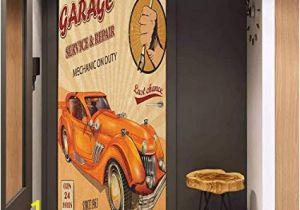 Garage Wall Mural Wallpaper Amazon Door Wall Sticker Retro Vintage Garage