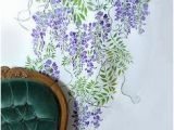 Garden Mural Stencils 58 Best Wisteria Mural Images