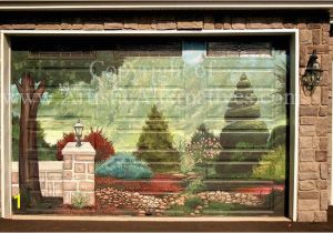 Garden Murals for Outdoors Exterior Painted Murals