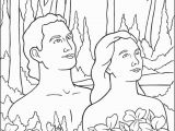 Garden Of Eden Coloring Pages Free Printable Bible Coloring Page Adam and Eve In the Garden Of Eden