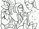 Garden Of Eden Coloring Pages Free Printable Picture Of Adam and Eve In the Garden Of Eden to Color