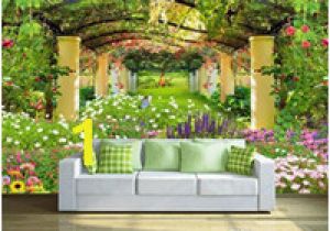 Garden Wall Murals Uk Custom Wall Paper Pastoral Garden Flower 3d Wall Mural Restaurant Cafe Living Room Backdrop Wall Painting Mural Wallpapers