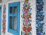 Garden Window Wall Mural Window Zalipie Poland