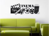 Gathering Place Wall Mural Family theatre Movie Night theme Popcorn Wall Mural Decal