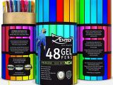 Gel Pen Coloring Pages Zenzoi Gel Ink Pens Set – Quick Dry Non toxic Artist Quality assorted Colored Roller Pens Ideal for Art Supplies Adult Coloring Books Sketching