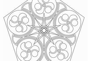 Geometric Mandala Coloring Pages Free Printable Mandala Coloring Pages