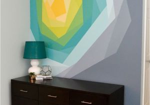 Geometric Wall Mural Ideas Painted Flower Wall Mural Artwork Mural Ideas