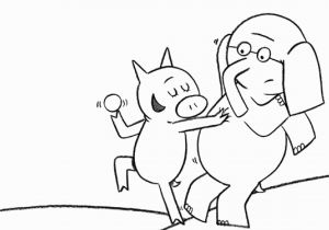 Gerald and Piggie Coloring Pages Elephant and Piggie Coloring Page Elephant and Piggie