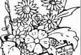 Gerbera Daisy Coloring Page Plants and Flowers Coloring Pages Primarygames