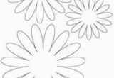 Gerbera Daisy Coloring Page Template Flower