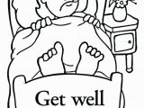 Get Well soon Grandpa Coloring Pages Feel Better Coloring Pages for Printable Get Well soon Coloring