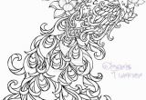 Giant Coloring Murals Realistic Peacock Coloring Pages Free Coloring Page Printable