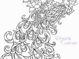 Giant Coloring Murals Realistic Peacock Coloring Pages Free Coloring Page Printable