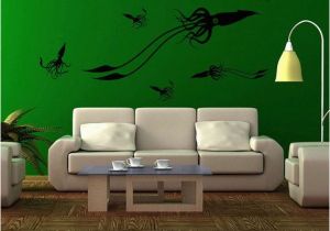 Giant Coloring Wall Murals Giant Squid Pack Vinyl Wall Decals Choose Any Color In 2019