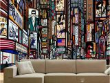 Giant Coloring Wall Murals New Three Dimensional European Style Street Color 3d Large