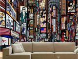 Giant Coloring Wall Murals New Three Dimensional European Style Street Color 3d Large