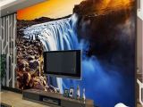 Giant Scenic Wall Mural 3d Wall Mural Wallpaper Natural Landscape Big River Waterfalls Custom 3d Wallpaper Papel Parede Sala Rolo Home Improvement Beautiful Wallpaper